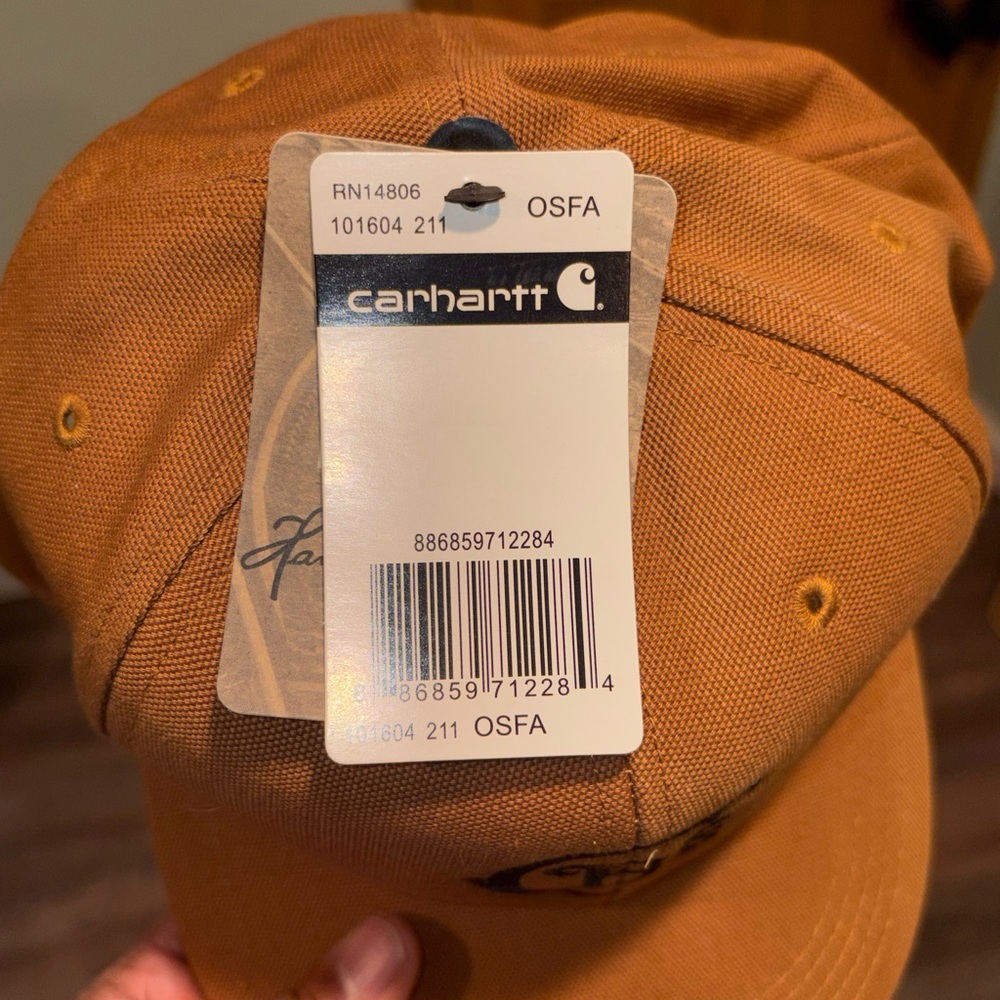 Carhartt Tan Logo Snapback - Picture 5 of 6